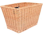 M-Part Spitalfields rectangular wicker basket with mounting plates 