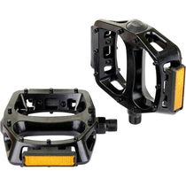 M-Part Essential Alloy platform pedals with moulded pins, 9/16 inch thread
