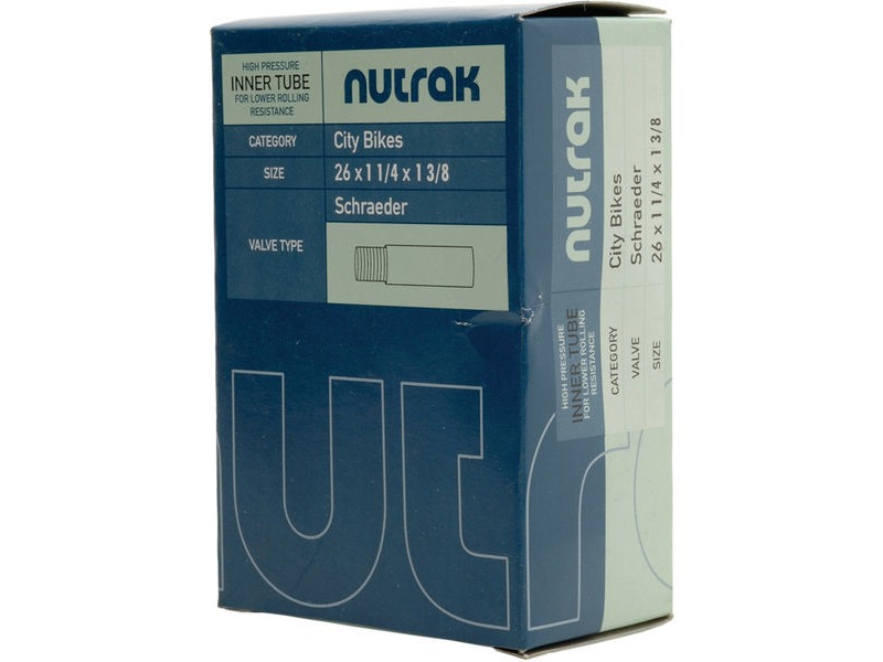 Nutrak 26 X 1-1/4 1-3/8 Inch Schrader Inner Tube click to zoom image