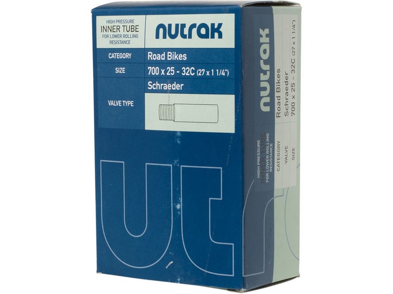 Nutrak 700 X 25 32C (27 X 1-1/4 Inch) Schrader Inner Tube click to zoom image