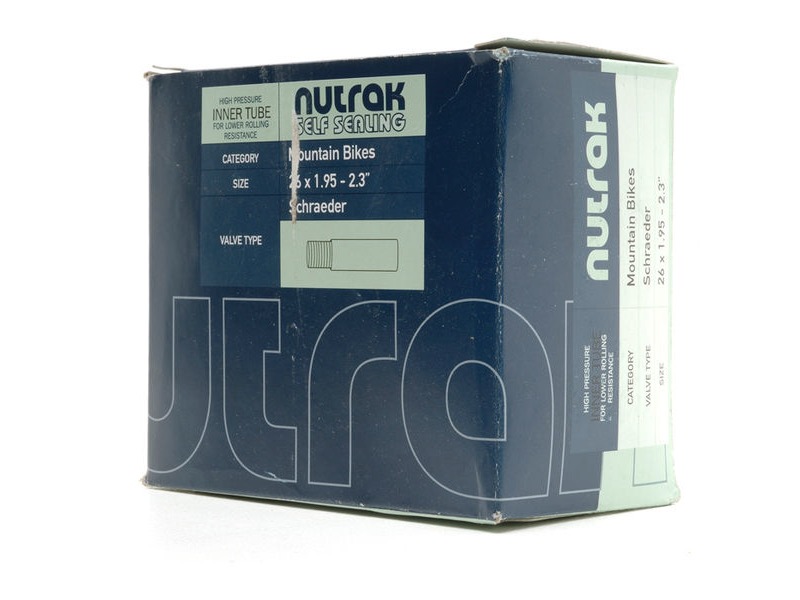 Nutrak 26 X 2.1 2.4 Inch Schrader Self-Sealing Inner Tube click to zoom image