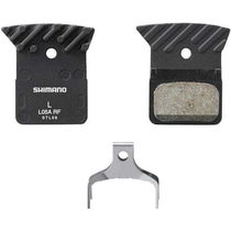 Shimano Spares L05A-RF disc pads & spring, alloy back with cooling fins, resin