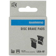Shimano Spares L05A-RF disc pads & spring, alloy back with cooling fins, resin click to zoom image