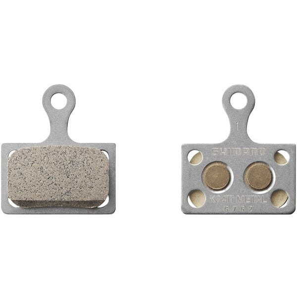 Shimano Spares K04TI disc pads & spring, titanium back, metal sintered click to zoom image