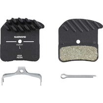 Shimano Spares H03A disc pads & spring, alloy back with cooling fins, resin