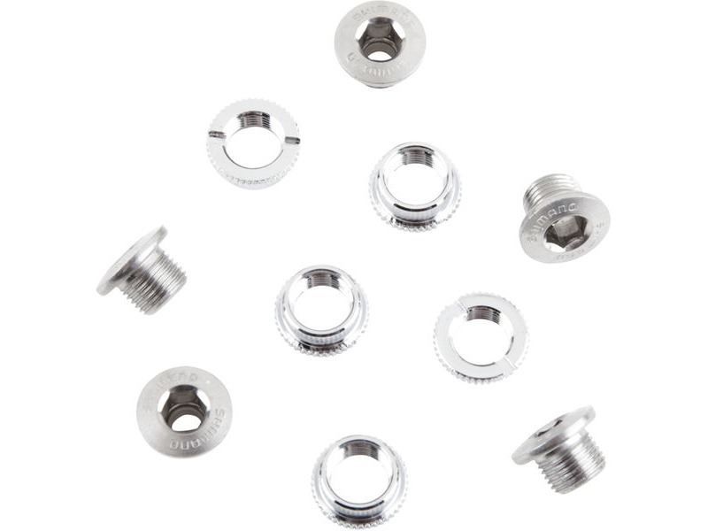 Shimano Spares FC-7710 chainring bolts M8 x 6 mm (set of 5) click to zoom image