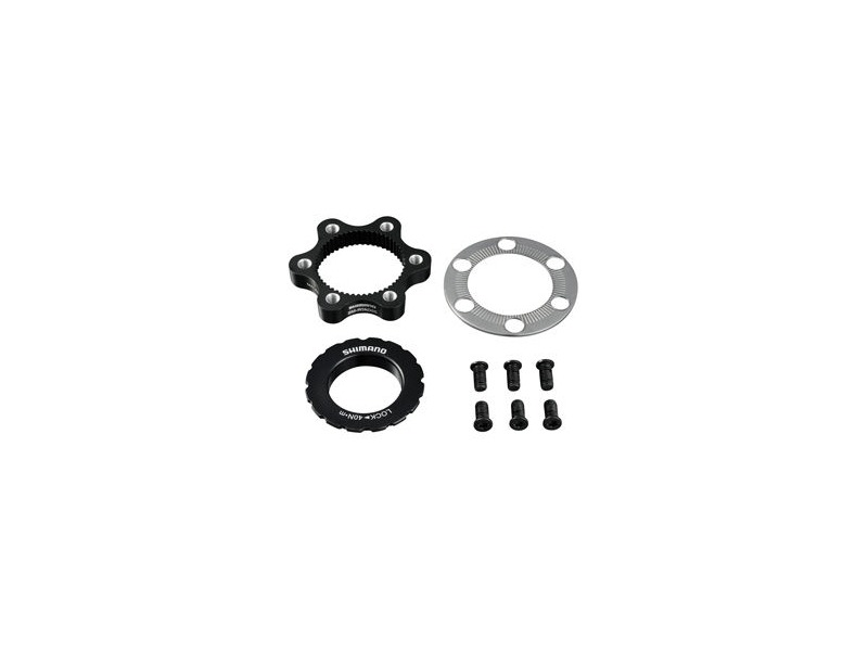 Shimano Spares Sm-Rtad05 6-Bolt Rotor To Centre-Lock Hub Disc Adapter click to zoom image