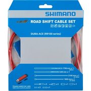 Shimano Spares Dura-Ace RS900 Road gear cable set, Polymer coated inners  Red  click to zoom image