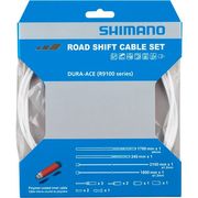 Shimano Spares Dura-Ace RS900 Road gear cable set, Polymer coated inners  White  click to zoom image