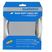 Shimano Spares 105 5800 / Tiagra 4700 Road gear cable set, OPTISLICK coated inners  White  click to zoom image
