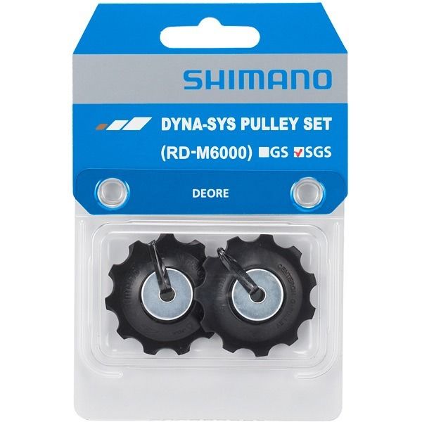 Shimano Spares RD-M6000 tension and guide pulley set, SGS click to zoom image