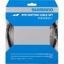 Shimano Spares MTB gear cable set for rear only, stainless steel inner, black