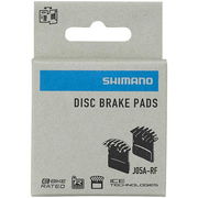 Shimano Spares J05A-RF disc pads and spring, alloy back with cooling fins, resin click to zoom image