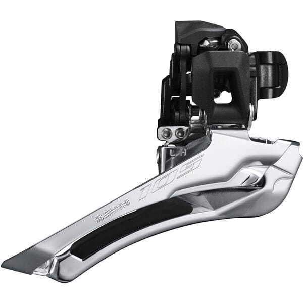Shimano 105 FD-R7100 105 12-speed toggle front derailleur, double 34.9 mm, black click to zoom image