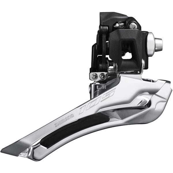 Shimano 105 FD-R7100 105 12-speed toggle front derailleur, double braze-on, black click to zoom image
