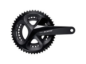 Shimano 105 FC-R7000 105 double chainset, HollowTech II 165 mm 50 / 34T, black