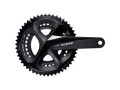 Shimano 105 FC-R7000 105 double chainset, HollowTech II 170 mm 50 / 34T, black 