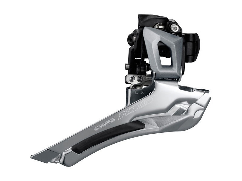 Shimano 105 FD-R7000 105 11-speed toggle front derailleur, double 34.9 mm, black click to zoom image