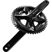 Shimano 105 FC-R7100 105 double 12-speed chainset, HollowTech II 50 / 34T, black click to zoom image