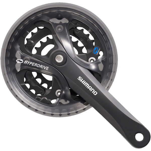 Shimano Acera FC-M361 chainset, square taper - 42/32/22T - 175mm black click to zoom image