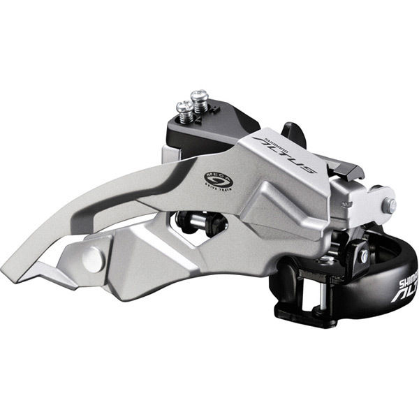 Shimano Altus FD-M370 9-Speed Front Derailleur Top Swing Dual-Pull click to zoom image