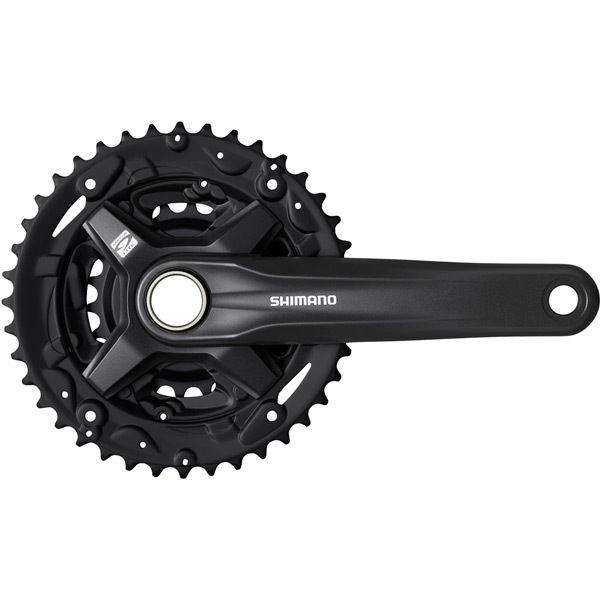 Shimano Altus FC-MT210 2-piece chainset 9-speed, 51.8 mm chain line, 170 mm, 36 / 22T, black click to zoom image