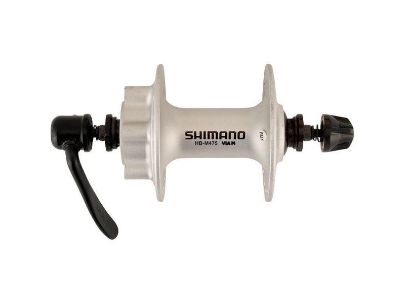 Shimano Deore HB-M475 Disc Front Hub 6 Bolt Silver click to zoom image