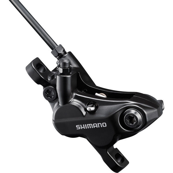 Shimano Deore BR-MT520 4 pot calliper, post mount, front or rear, black click to zoom image