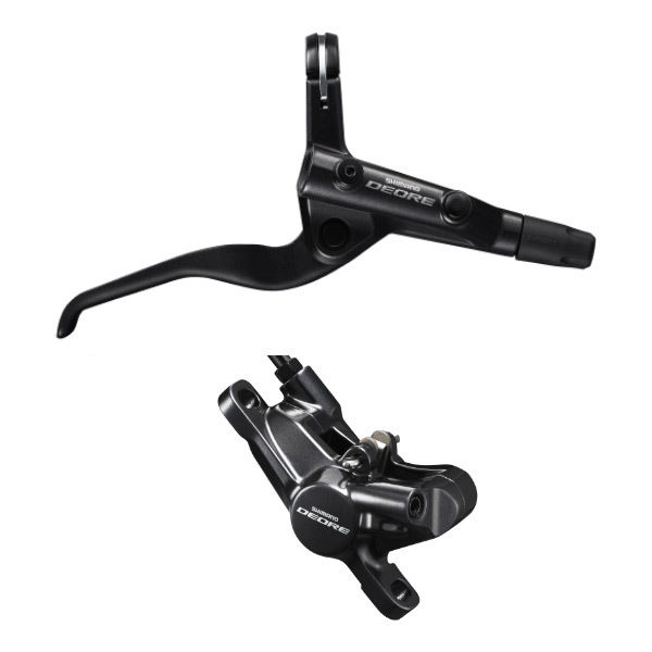 Shimano Deore BR-T6000 Deore bled I-spec-II compatible brake lever/Post mount calliper, front click to zoom image