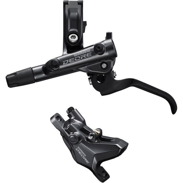 Shimano Deore BR-M6100/BL-M6100 Deore bled brake lever/post mount 2 pot calliper click to zoom image