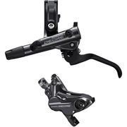 Shimano Deore BR-M6120/BL-M6100 Deore bled brake lever/post mount 4 pot calliper  click to zoom image