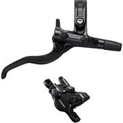 Shimano Deore BR-MT410/BL-M4100 Deore bled brake lever/post mount 2 pot calliper Front Right Black  click to zoom image