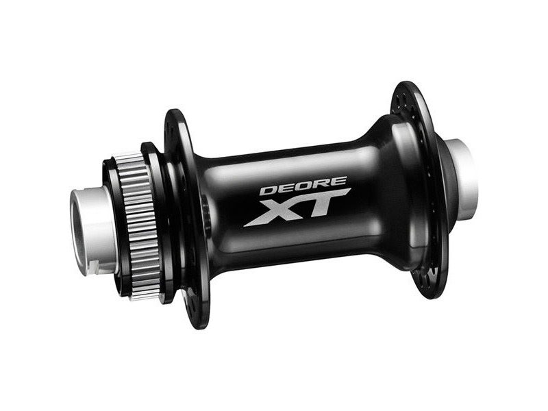 Shimano Deore XT HB-M8010 Deore XT front hub for Centre-Lock disc, 32 hole 15 mm, black click to zoom image