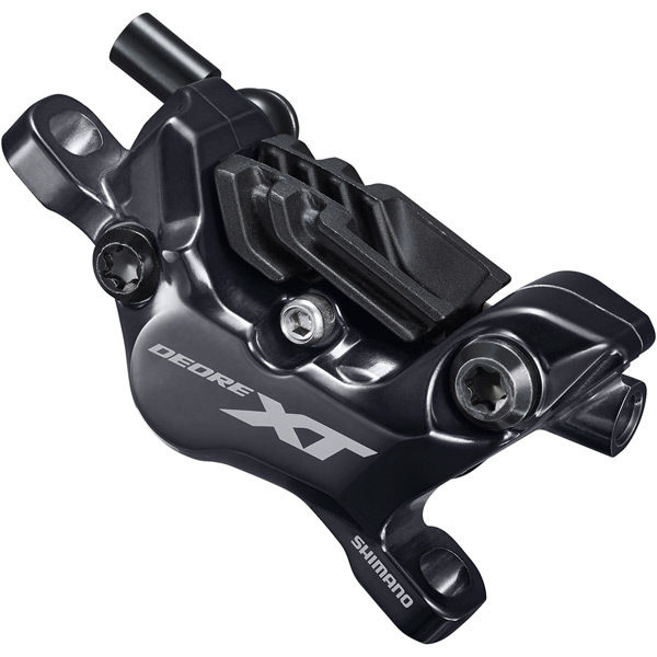Shimano Deore XT BR-M8120 XT 4-piston calliper, post mount, without adapters, front or rear click to zoom image
