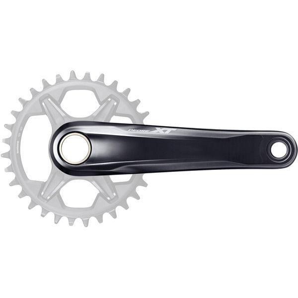 Shimano Deore XT FC-M8100 XT Crank set without ring, 12-speed, 52 mm chainline, 165 mm click to zoom image