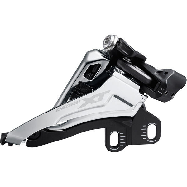 Shimano Deore XT FD-M8100-E Deore XT front mech, 12-speed double, side swing, E-type mount click to zoom image