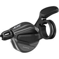 Shimano Deore XT SL-M8100-L Deore XT shift lever, band on, 2-speed, left hand