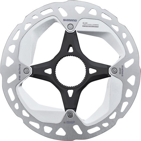 Shimano Deore XT RT-MT800 disc rotor with internal lockring, Ice Tech FREEZA, 160 mm click to zoom image