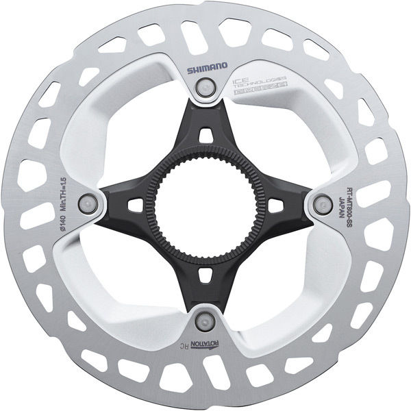 Shimano Deore XT RT-MT800 disc rotor with internal lockring, Ice Tech FREEZA, 140 mm click to zoom image