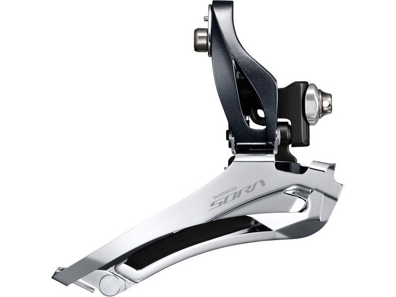 Shimano Sora FD-R3000 Sora 9-speed front derailleur, double braze-on click to zoom image