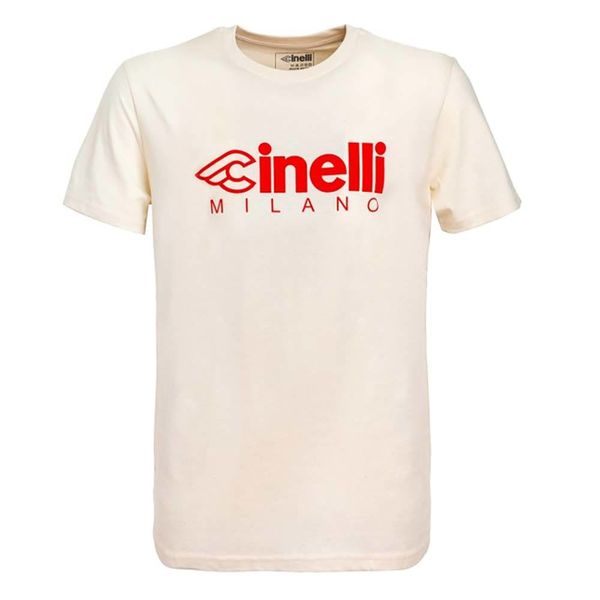 Cinelli Milano Natural Raw T-Shirt click to zoom image
