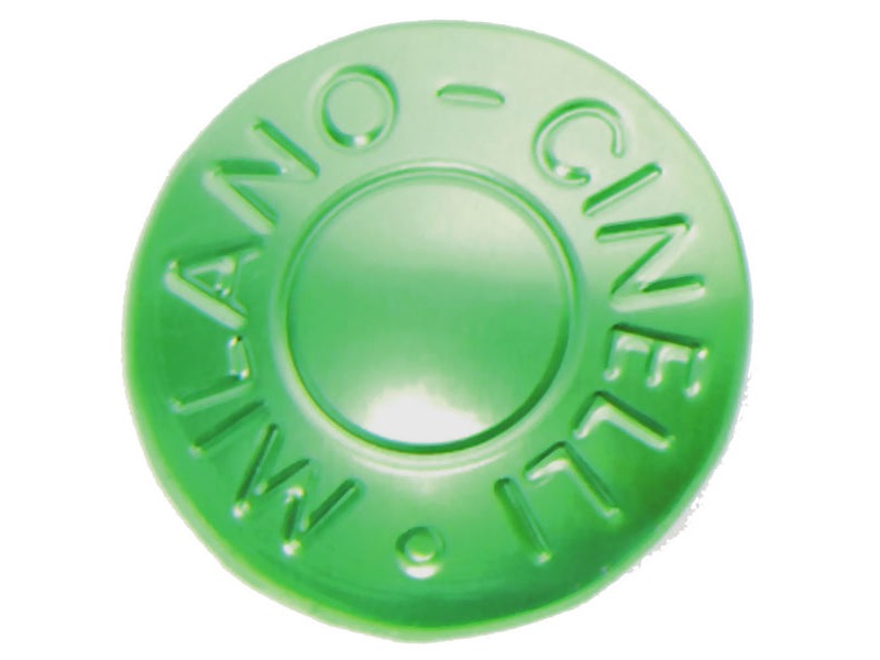 Cinelli Milano Bar End Plugs Green Pair click to zoom image