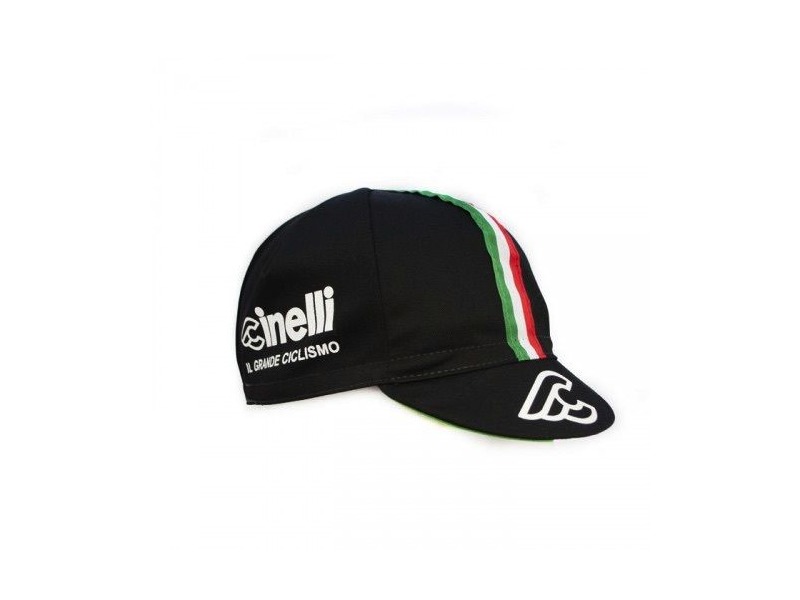 Cinelli Il Grande Ciclismo Black/Italian Cap click to zoom image