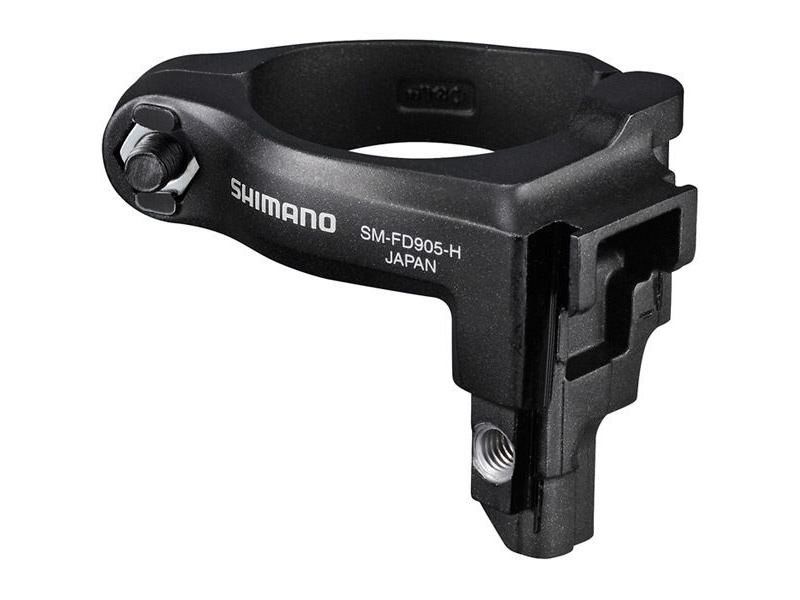 Shimano XTR XTR Di2 front mech mount adapter, for high clamp band, multi fit click to zoom image