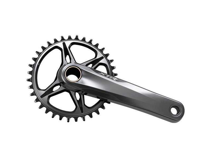 Shimano XTR FC-M9100 XTR crank set without ring, 50mm chain line, 12-speed, 165mm click to zoom image