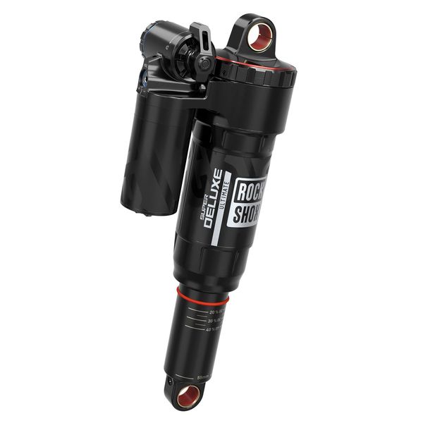 Rock Shox Rear Shock Super Deluxe Ultimate Rc2t - 190x40 Linear Air, 0neg/1pos Tokens, Linearreb/Mcomp, 320lb Lockout, Hydraulic Bottom Out, Standard Standard(20x8) C1 Specializd Epic Evo 2021+: Black 190x40 click to zoom image