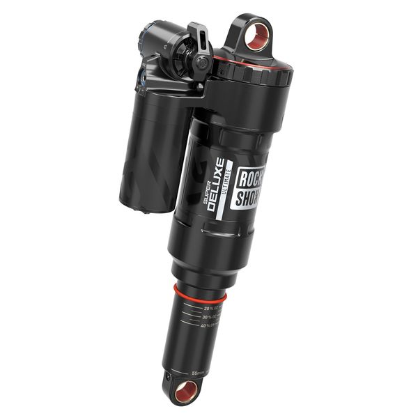 Rock Shox Rear Shock Super Deluxe Ultimate Rc2t - Progressive Air, 0 Neg/ 1 Pos Tokens, Progressivereb/Lcomp, 320lb Lockout, Hydraulic Bottom Out, Standard Standard C1 Yetisb130 2019+: Black 210x52.5 click to zoom image