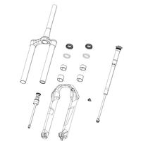 Rock Shox Damper Internals Right Turnkey Sektor Silver/Xc32 Tk 80-120mm Remote 17mm Cable Pull (Poploc/Original Pushloc Only) A1-a3