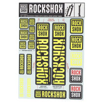 Rock Shox Spare - Decal Kit 30/32mm Ne01 Yellow - Sid/Reba/Revelation(Pre-2018)/Sektor/Recon/Xc32/30g/30s/Xc30 Black 30/32mm