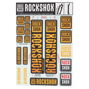 Rock Shox Spare - Decal Kit 30/32mm Ne02 Orange - Sid/Reba/Revelation(Pre-2018)/Sektor/Recon/Xc32/30g/30s/Xc30 Black 30/32mm 